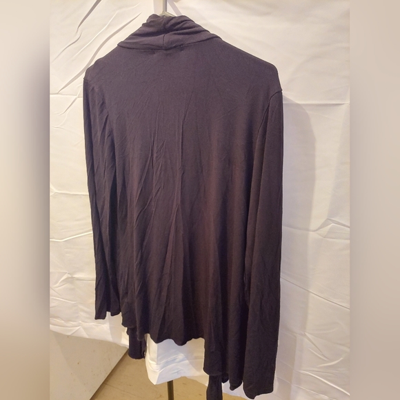 Urban CoCo Women's XXL Black Long Sleeve Cardigan - Picture 5 of 7